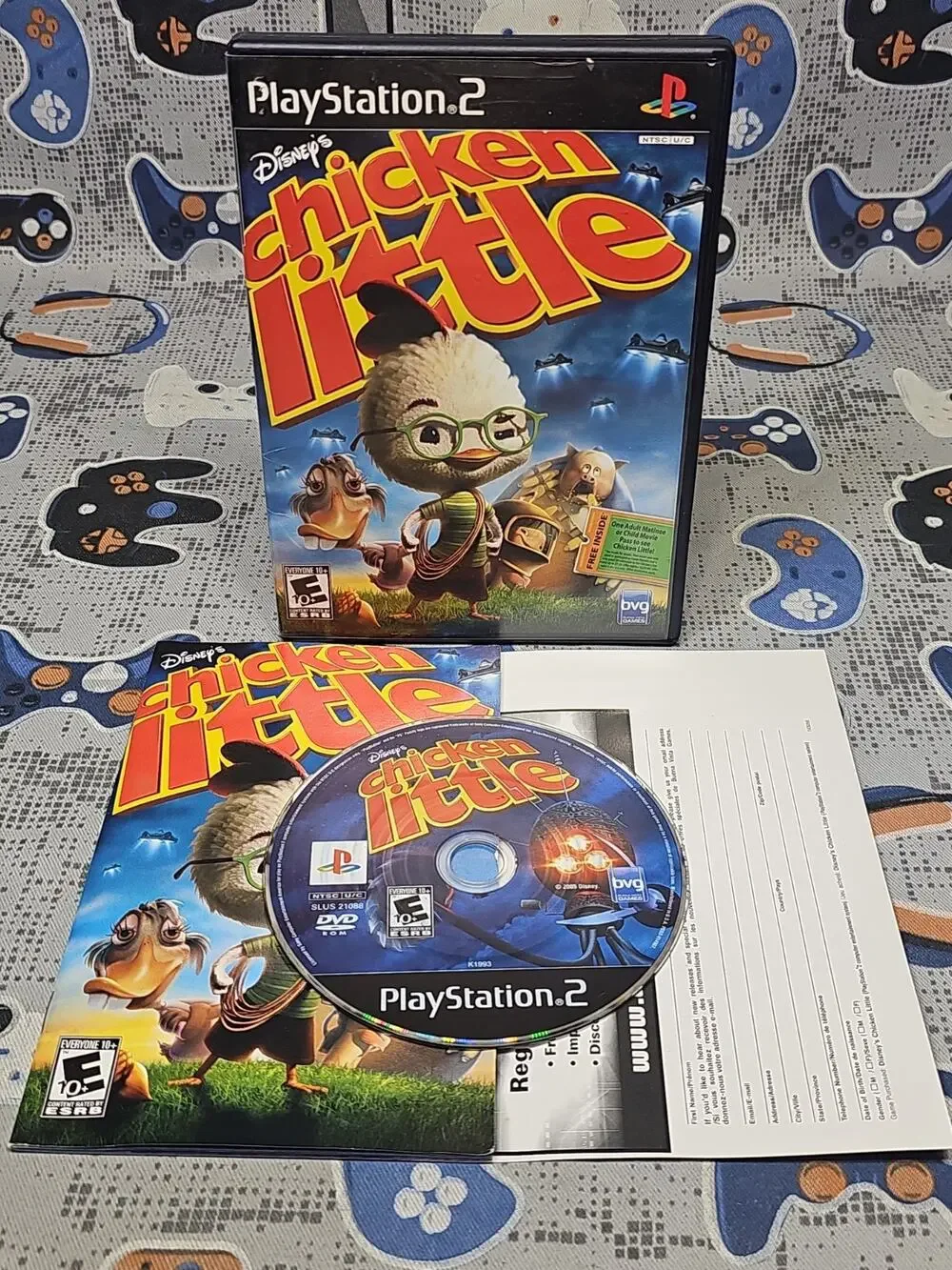 Disney's Chicken Little (Sony PlayStation 2, 2005) Ps2 CLEANED & TESTED CIB
